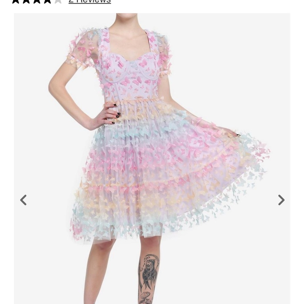 Pastel butterfly dress
